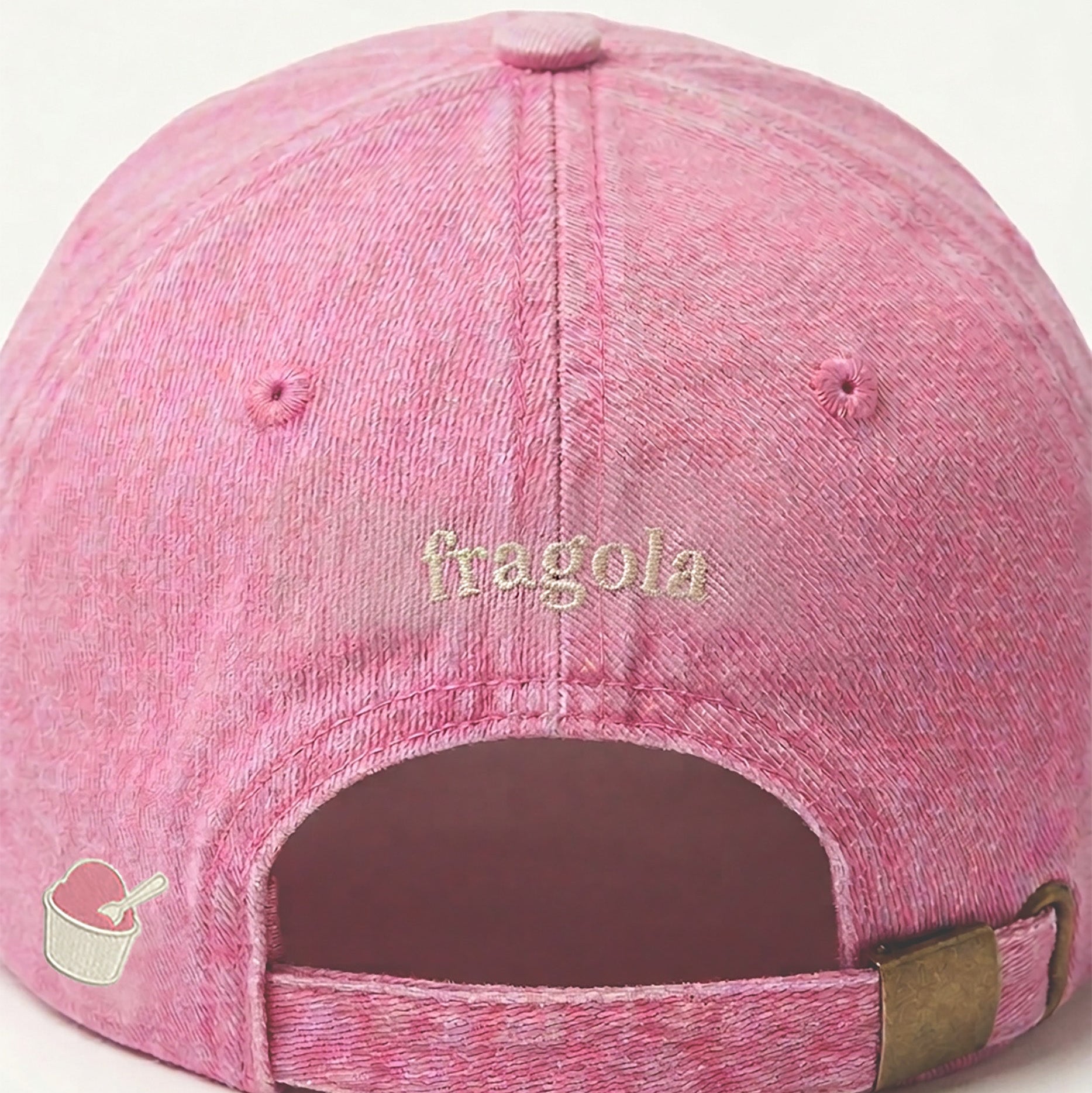Team Gelato alla Fragola Cappellino / Strawberry Cotton Twill Cap *FREE SHIPPING