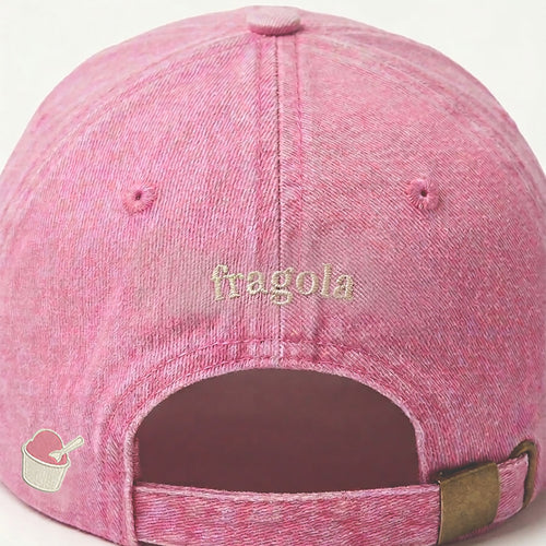 Team Gelato alla Fragola Cappellino / Strawberry Cotton Twill Cap *FREE SHIPPING