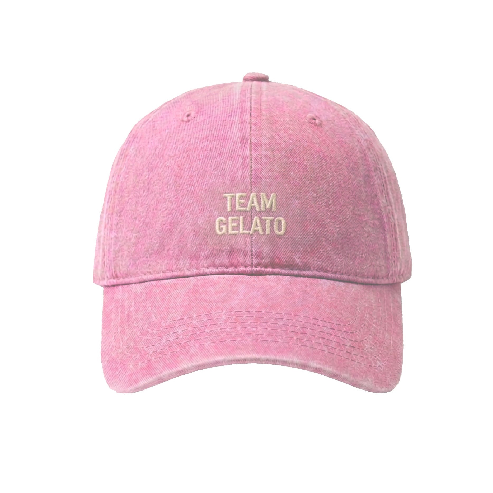 Team Gelato alla Fragola Cappellino / Strawberry Cotton Twill Cap *FREE SHIPPING