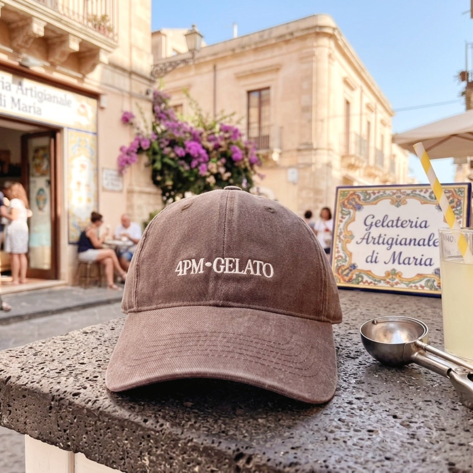 Gelato al Cioccolato Cappellino / Chocolate Cotton Twill Cap *FREE SHIPPING